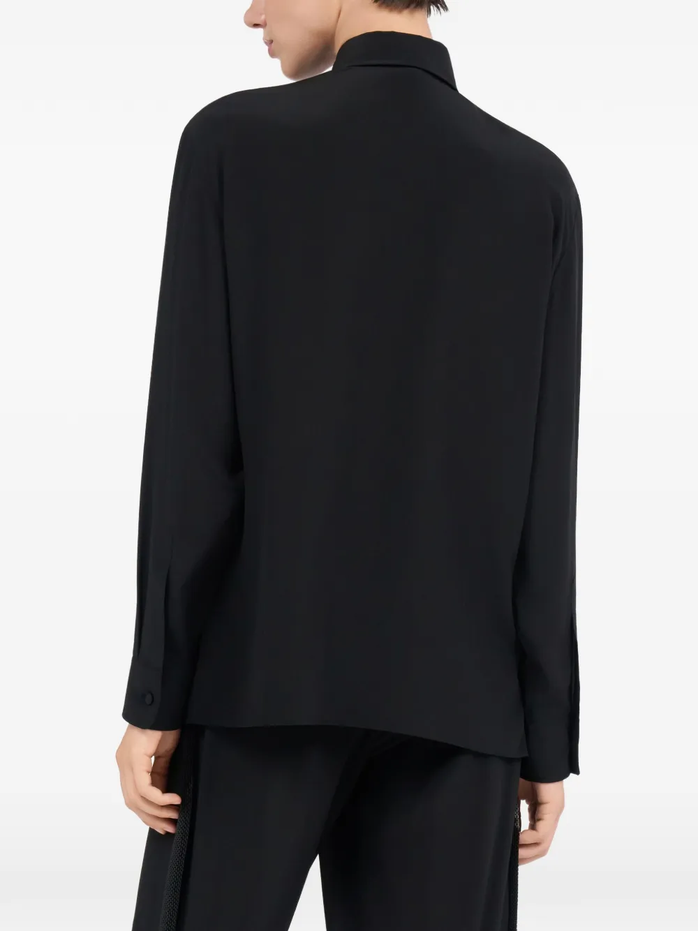 Roberto Cavalli Blouse met strepen Zwart