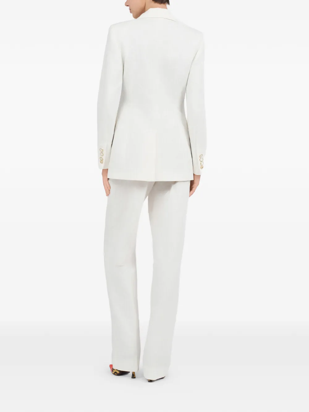 Roberto Cavalli Blazer met knopen Wit