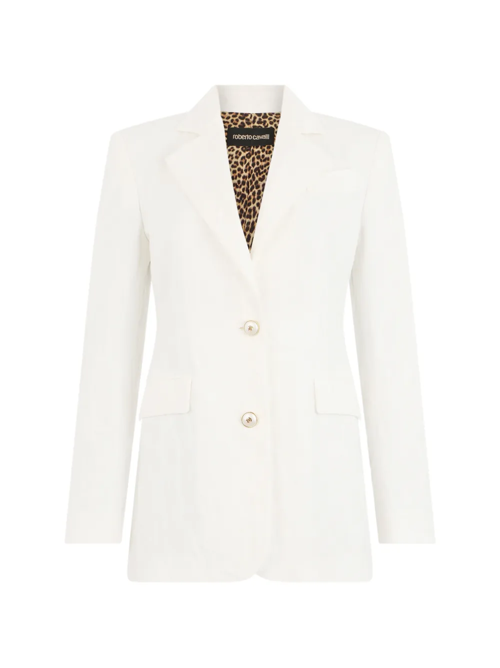 Roberto Cavalli button-up blazer - Bianco