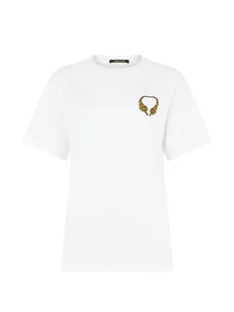 Roberto Cavalli playera con tigre bordado