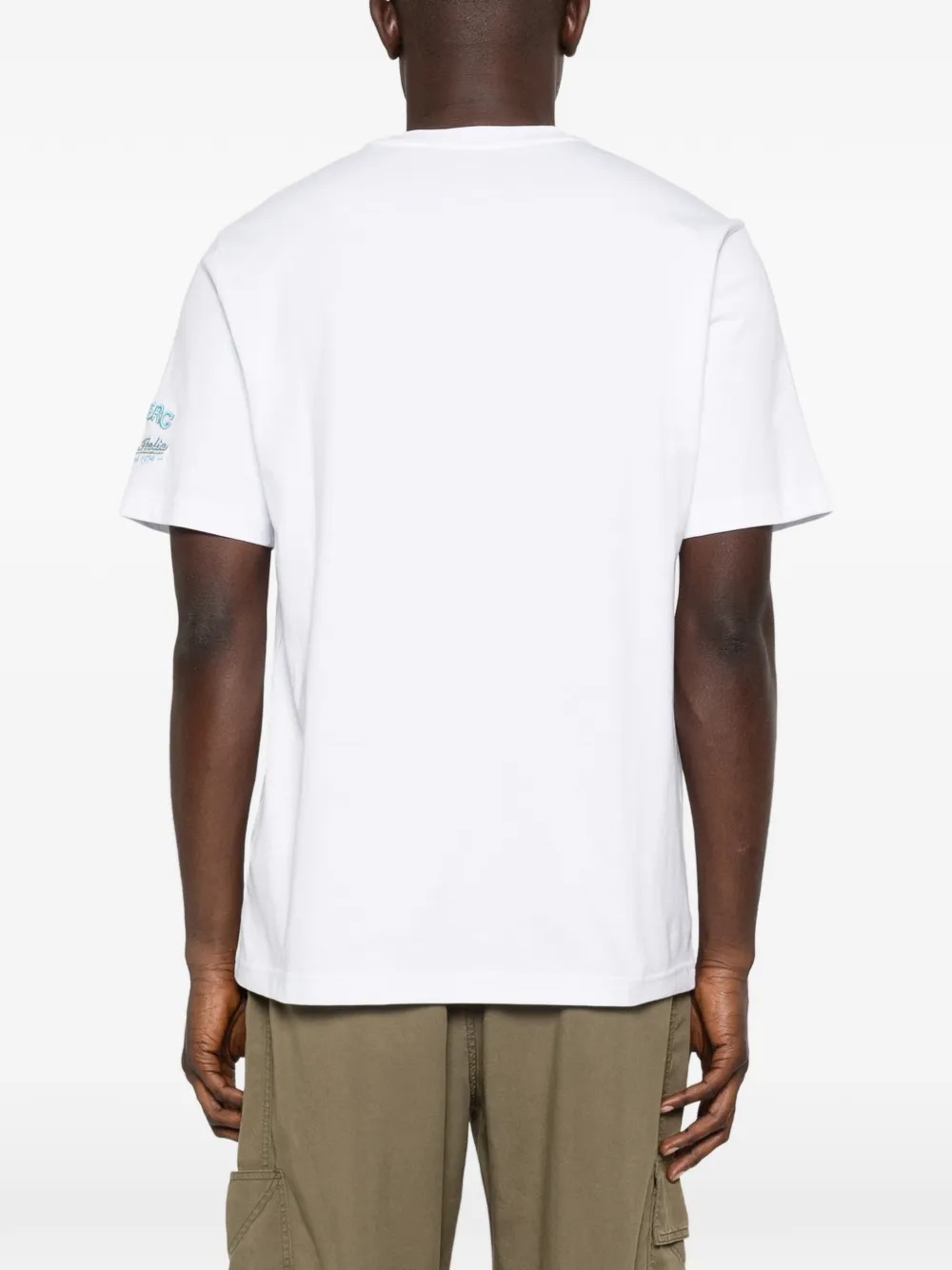 Iceberg T-shirt met geborduurde aap Wit