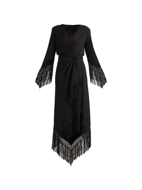 tadashi shoji lace v neck dress Tadashi Shoji Embroidered Sequin Lace V-Neck Flutter Sleeve Dress