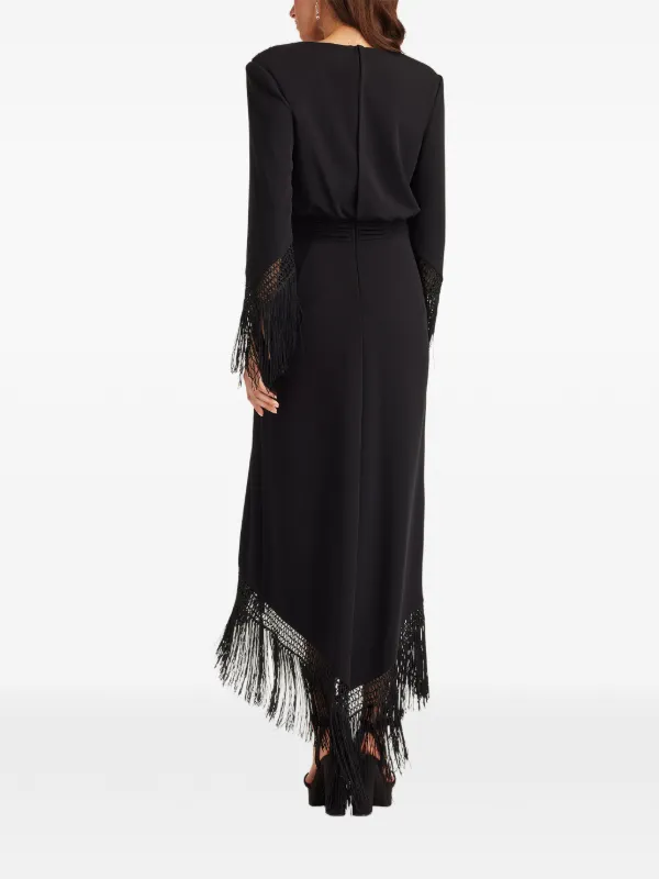 tadashi shoji lace v neck dress Tadashi Shoji YV21070L