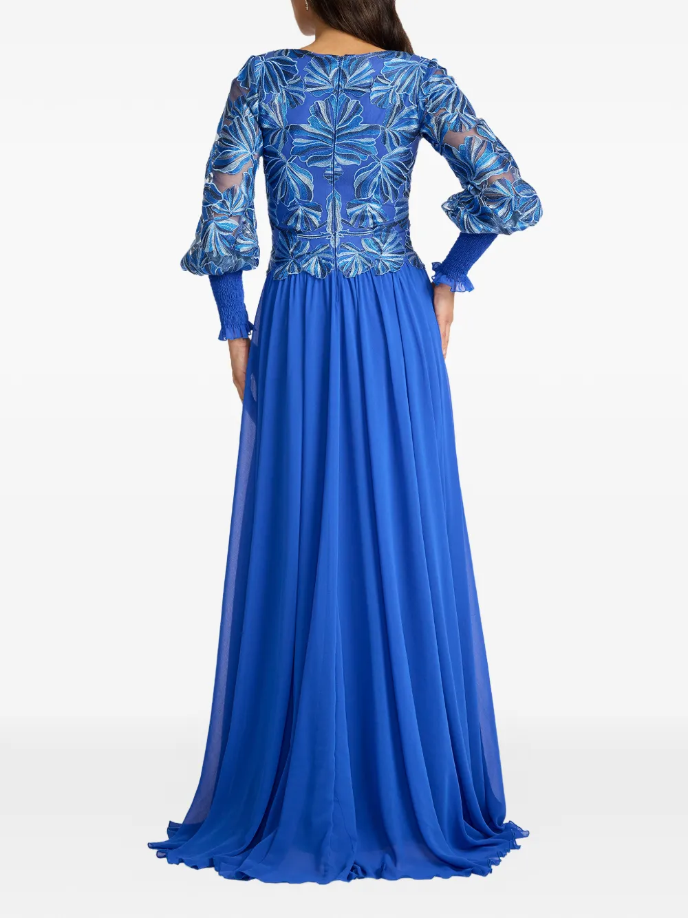 Tadashi Shoji Jurk met bloemenprint Blauw