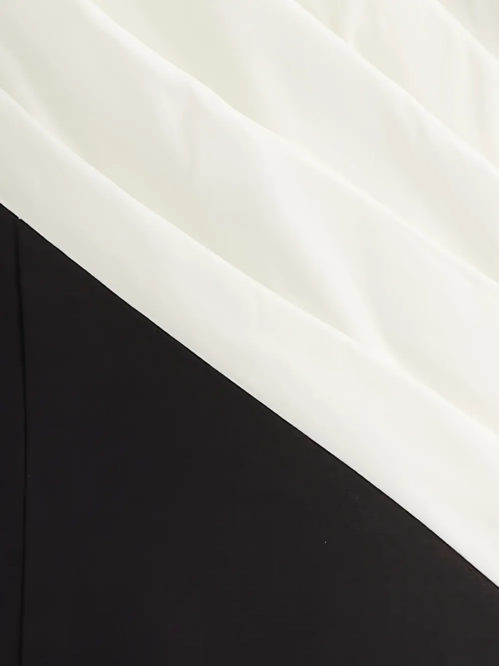 Tadashi Shoji Asymmetrische maxi-jurk Zwart