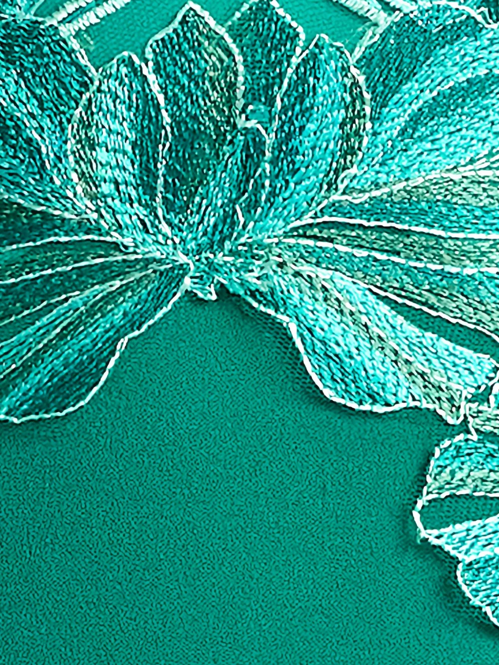 Tadashi Shoji Maxi-jurk met bloemenprint Groen