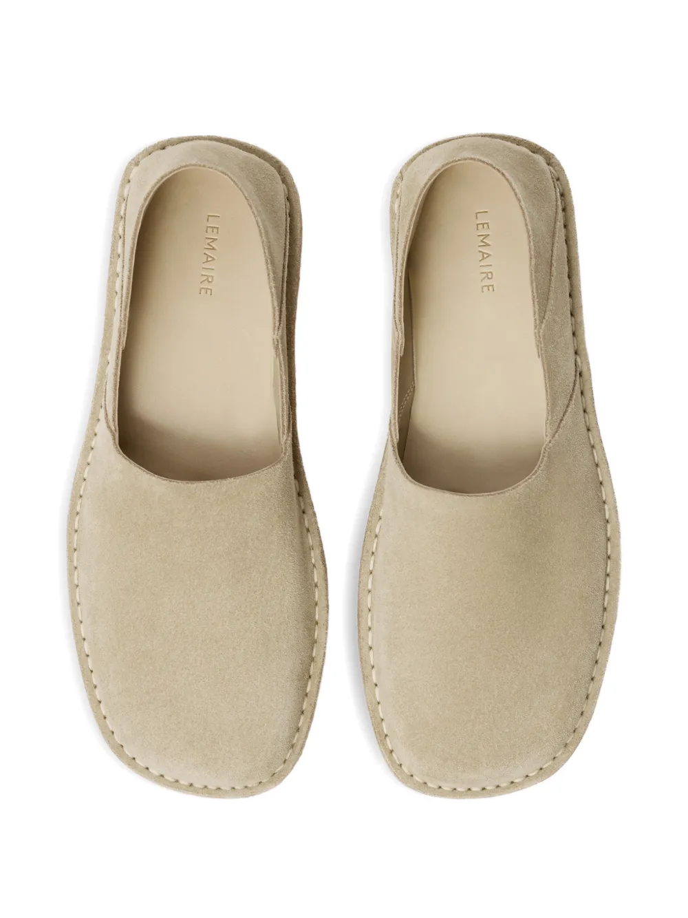 LEMAIRE Loafers met vierkante neus Beige