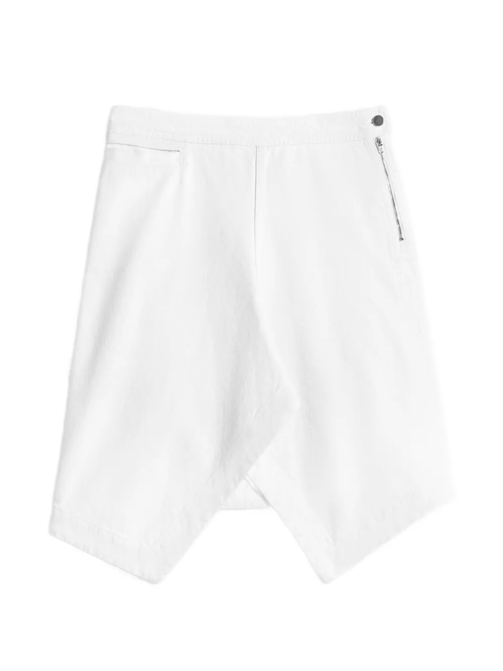 LEMAIRE asymmetric denim skirt - Bianco