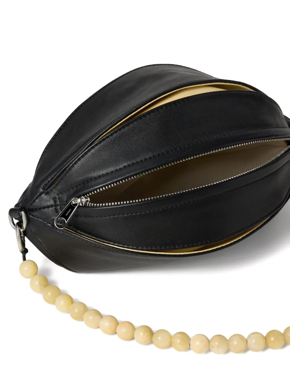 Lemaire Balloon Beaded Clutch Bag - Black 