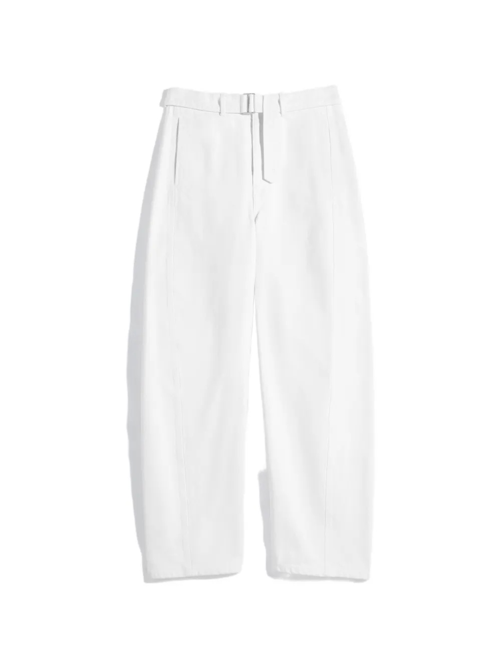 Lemaire Belted Trousers In White