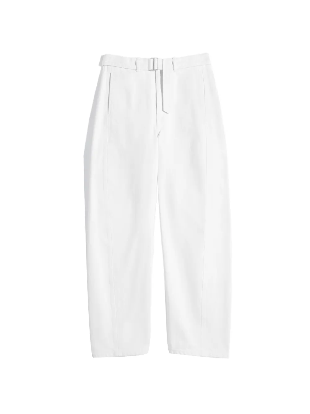 LEMAIRE belted trousers - Bianco