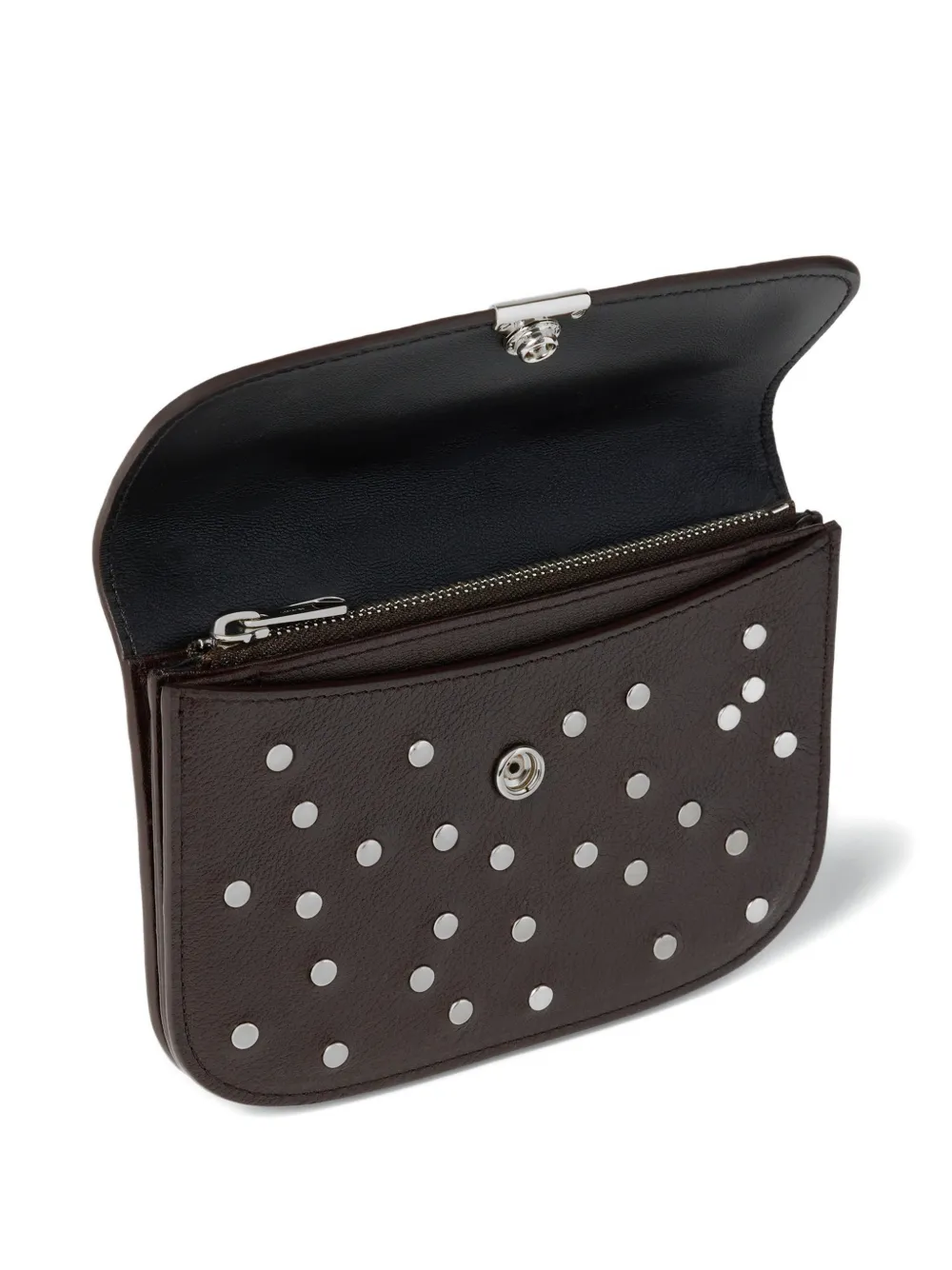  Lemaire Soft Tab Studs Wallet - Brown 
