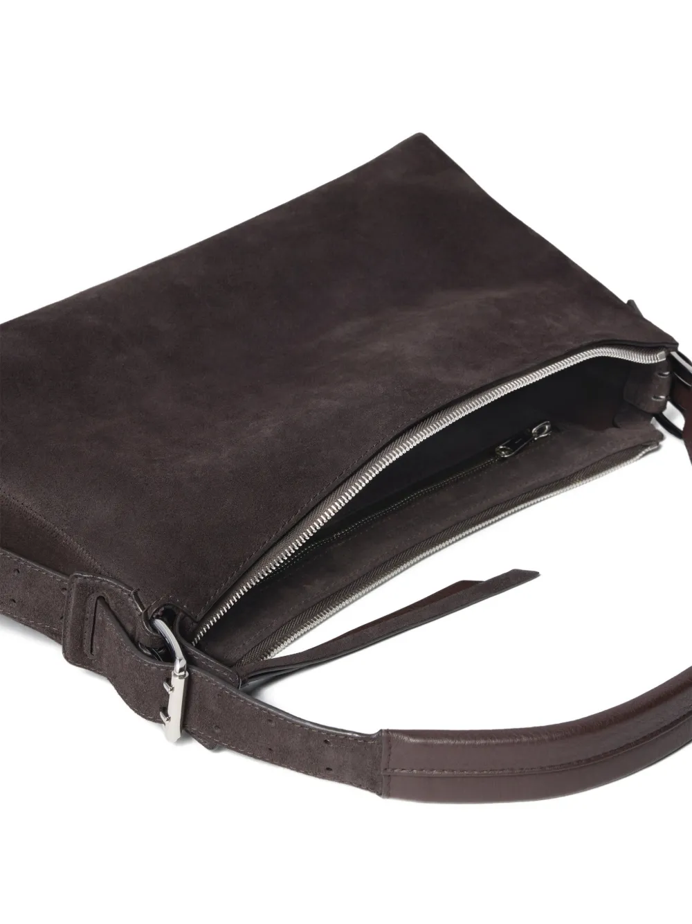  Lemaire Belted Shoulder Bag - Brown 