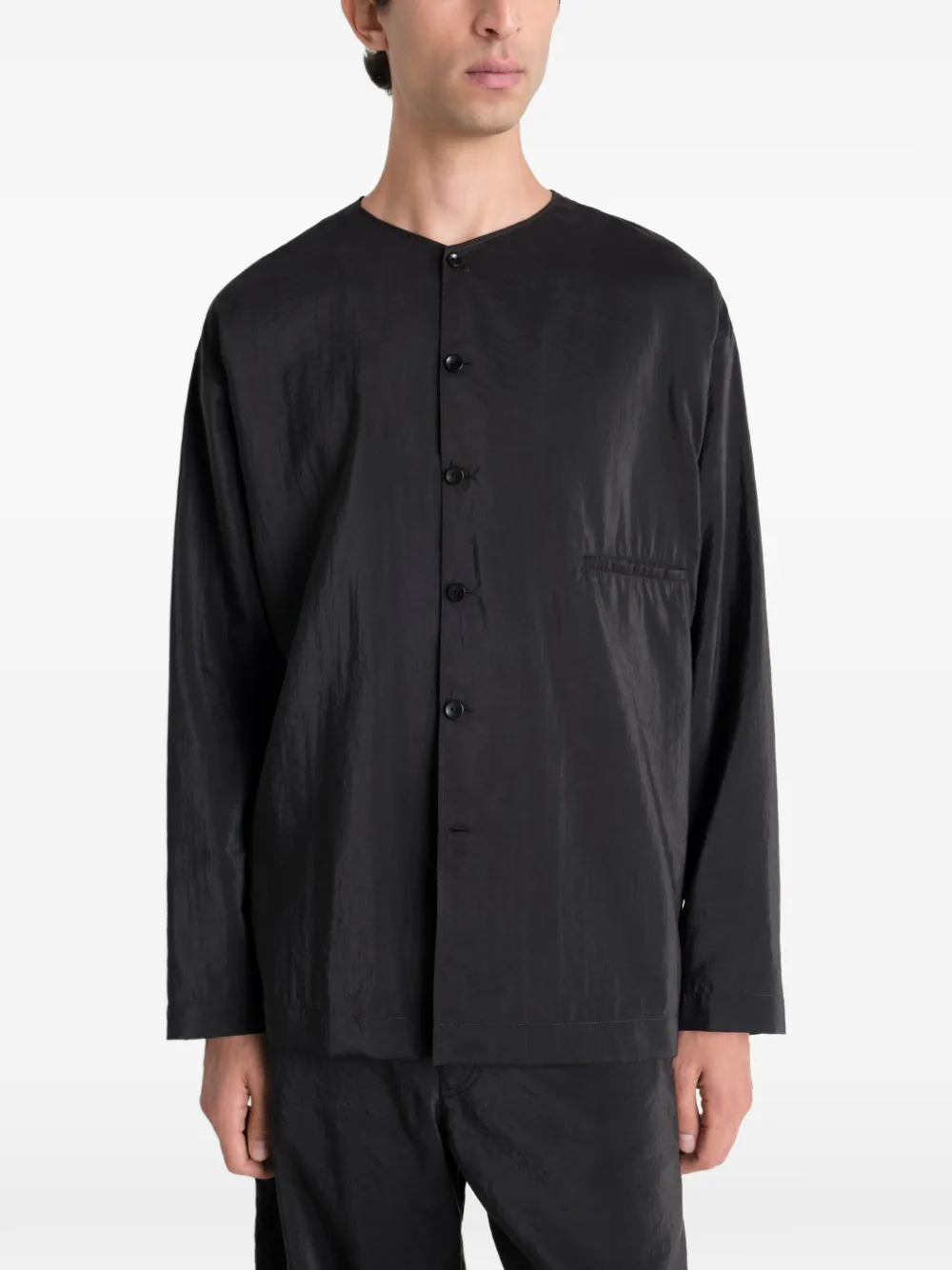  Lemaire Buttoned Shirt - Black 