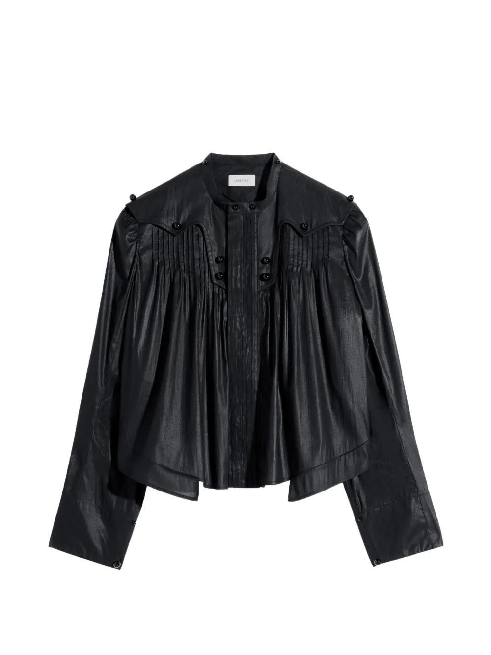 LEMAIRE Blusa plissettata - Nero