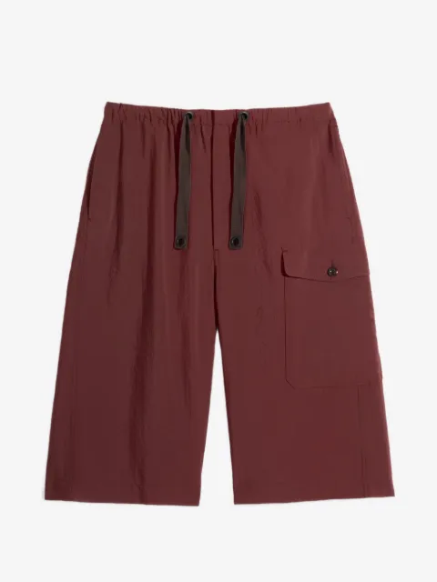 LEMAIRE short cargo easy en coton technique délavé