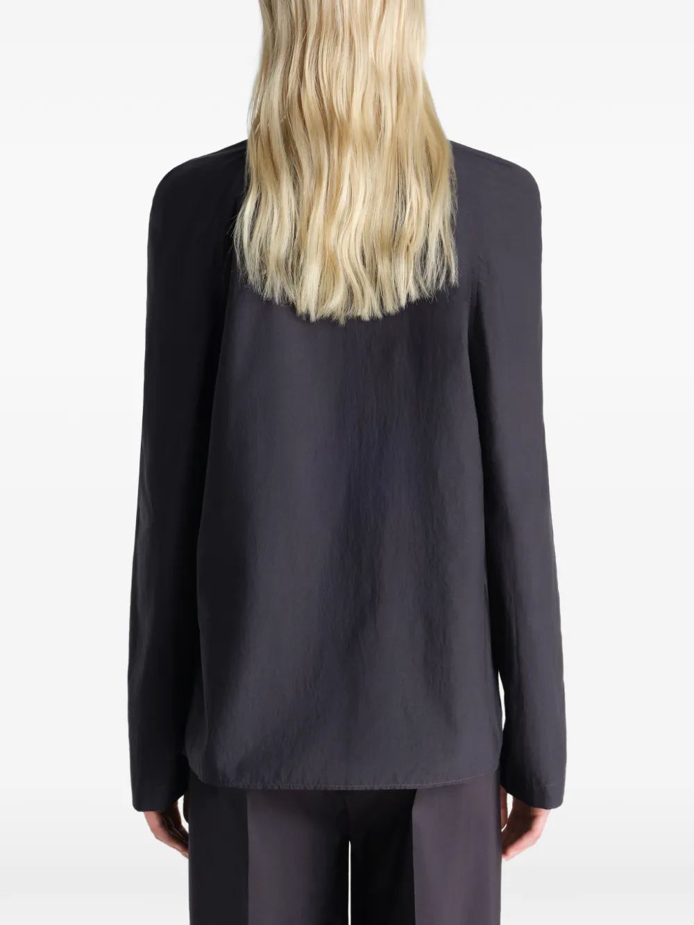 LEMAIRE Ascot blouse Blauw