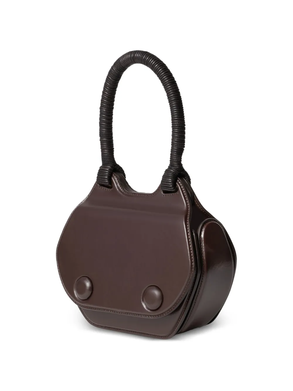 LEMAIRE Shopper met gevlochten handgreep Bruin