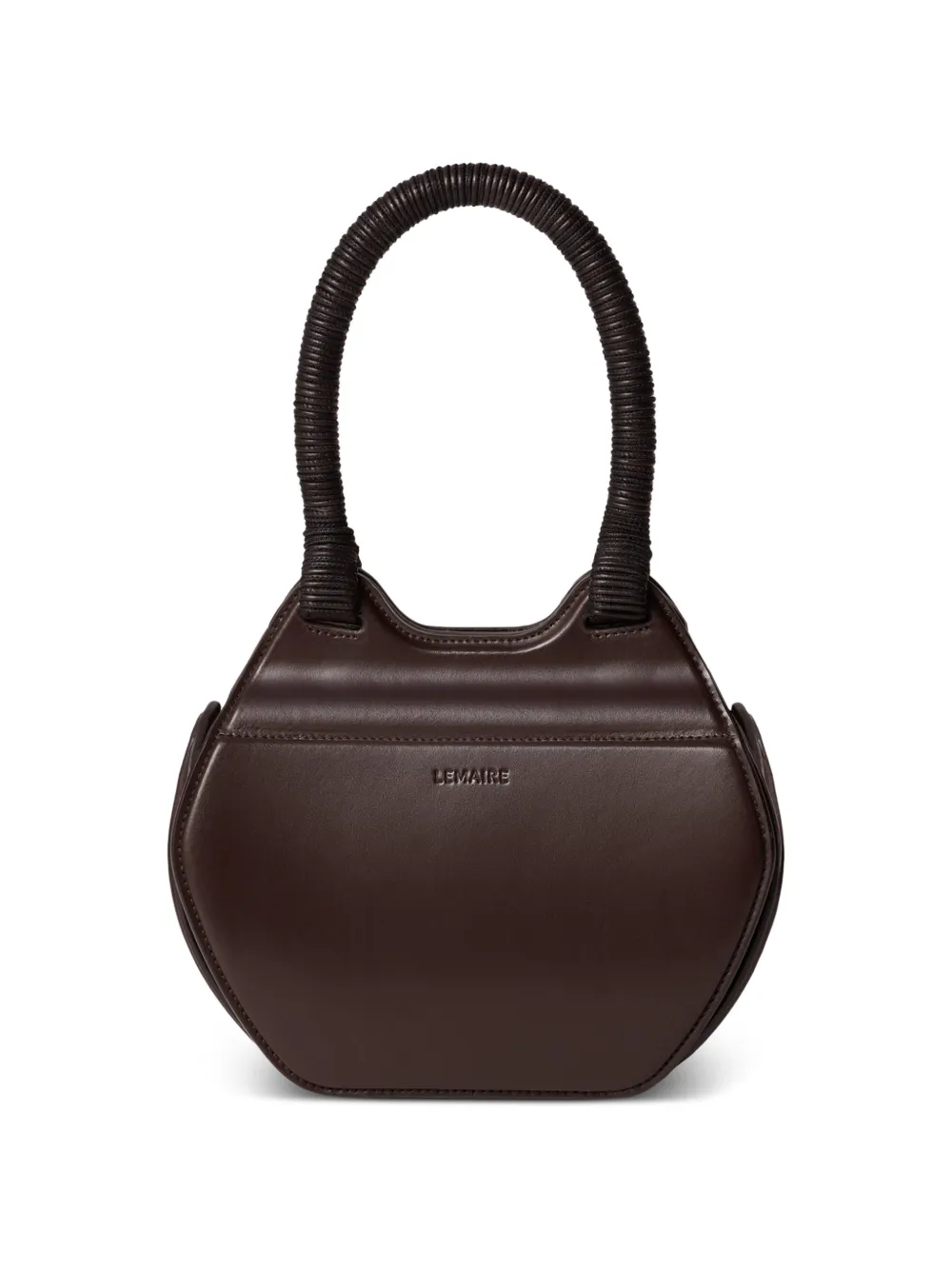  Lemaire Braided-handle Tote Bag - Brown 