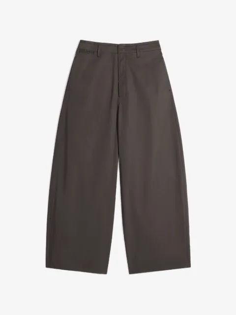 LEMAIRE vestido chino grande de sarga de algodón