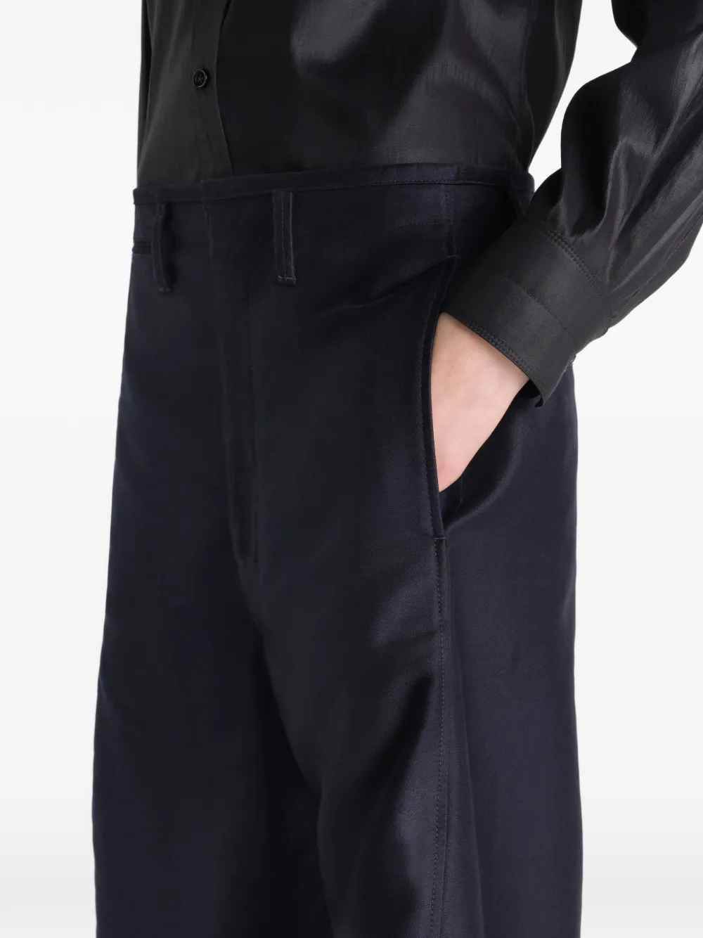 LEMAIRE Twisted chino broek Blauw