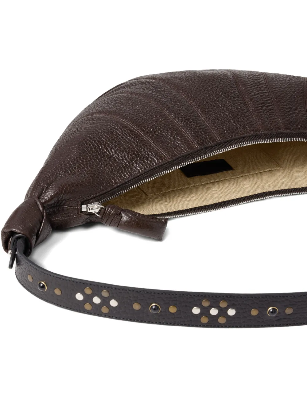 LEMAIRE Croissant medium schoudertas Bruin