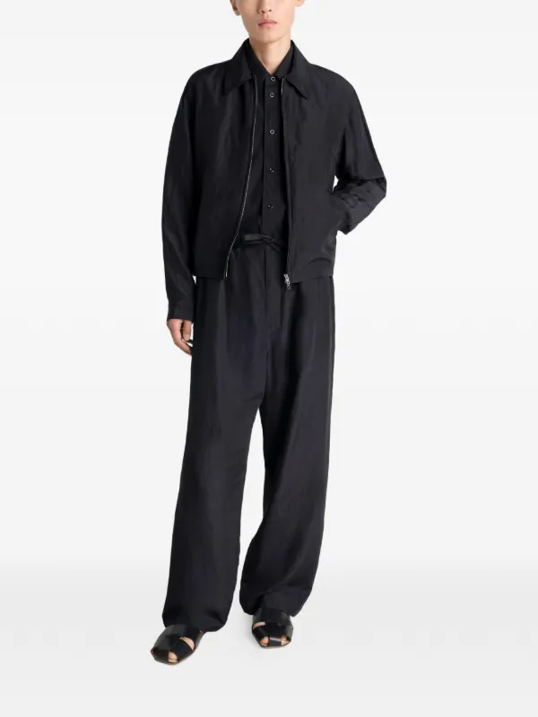 LEMAIRE zip-fastening Jacket | Black | FARFETCH JO