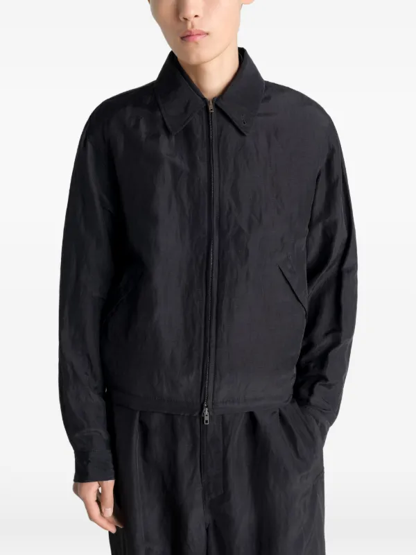 LEMAIRE zip-fastening Jacket | Black | FARFETCH JO