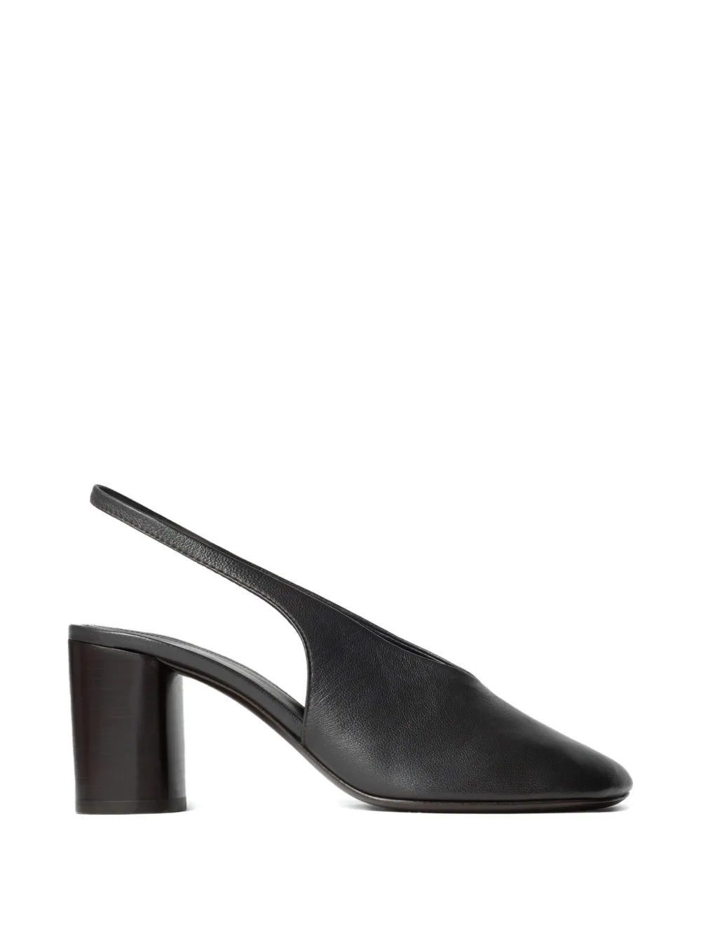LEMAIRE Slingback pumps met vierkante neus Bruin