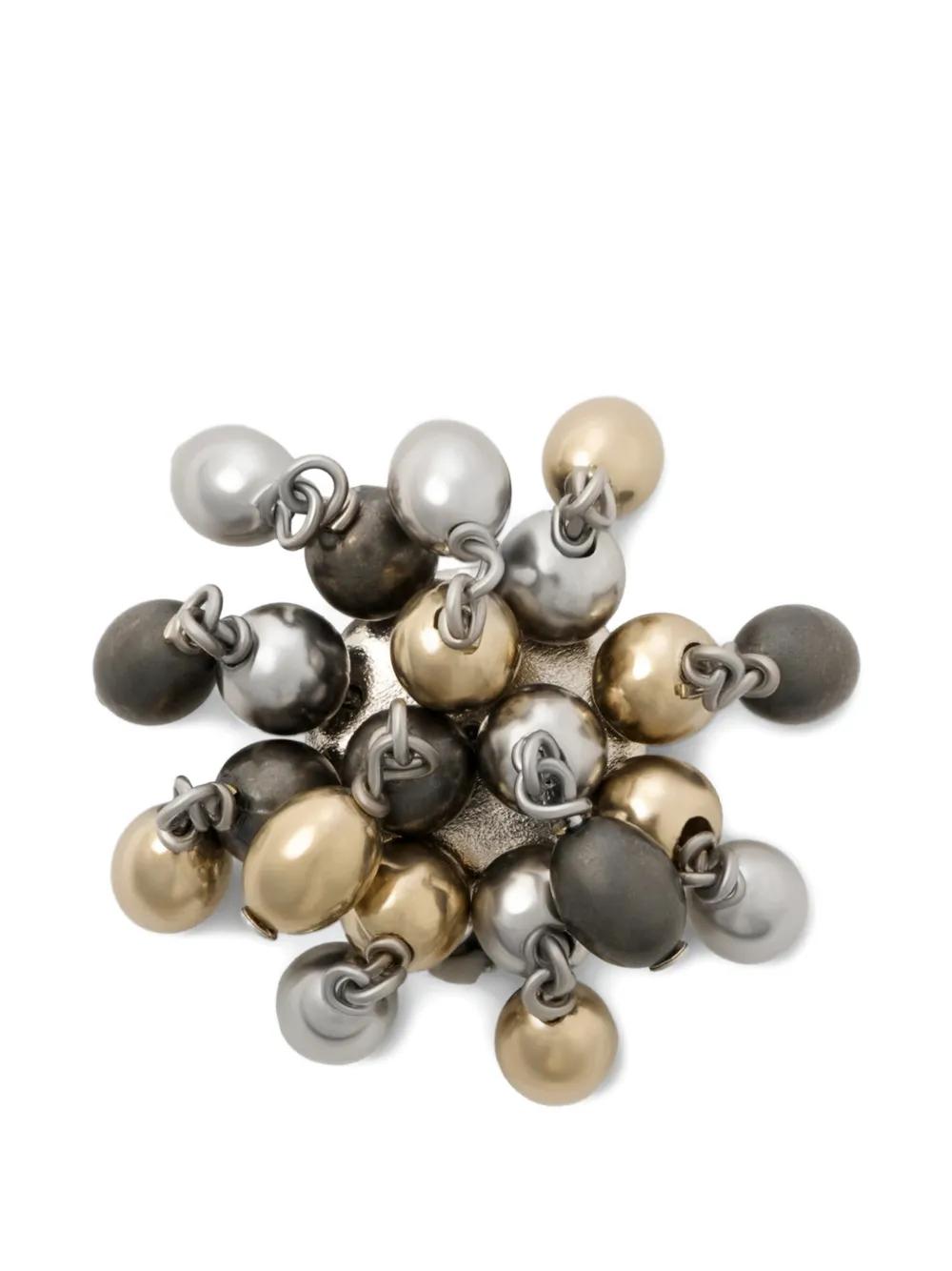 LEMAIRE Bague Seeds ring - Argento