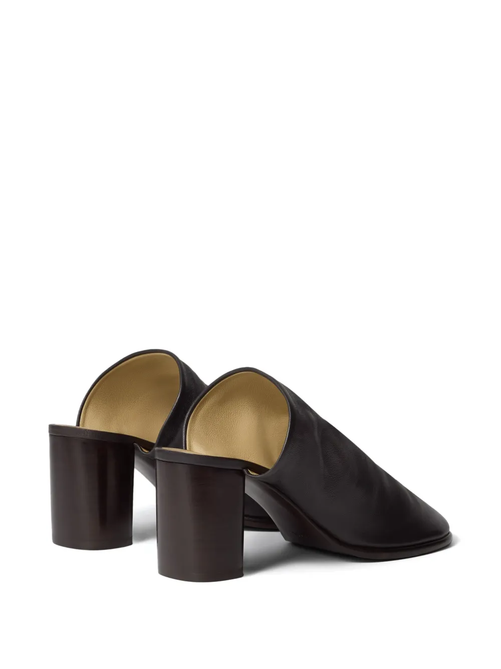 LEMAIRE glove block-heel mules Bruin