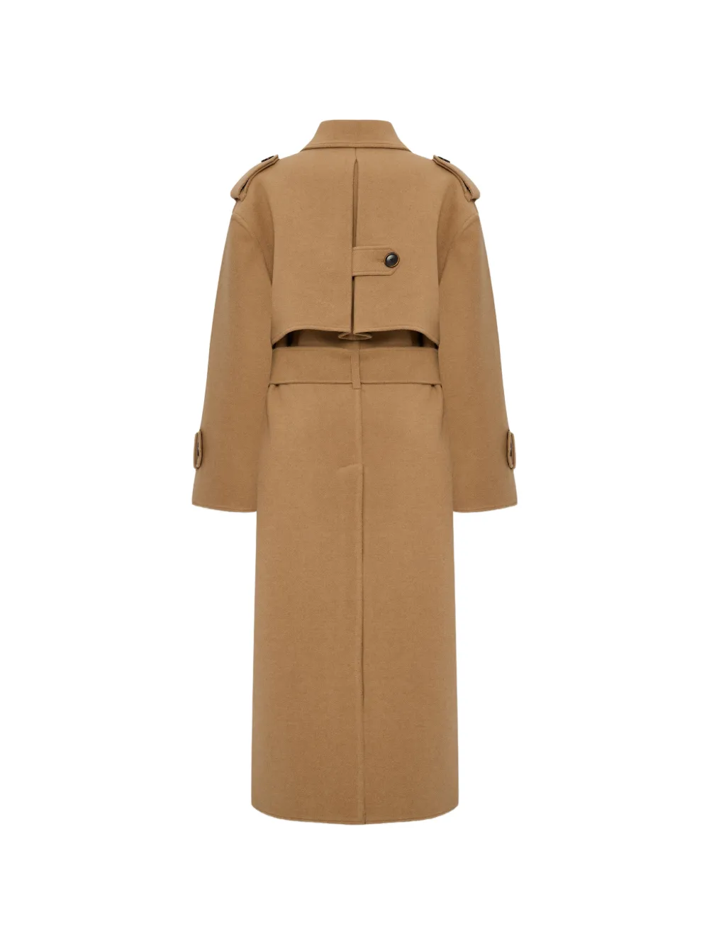 OCCLEUS Charlotte jas met ceintuur Beige