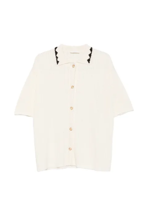 COMMAS camisa con bordado triangular