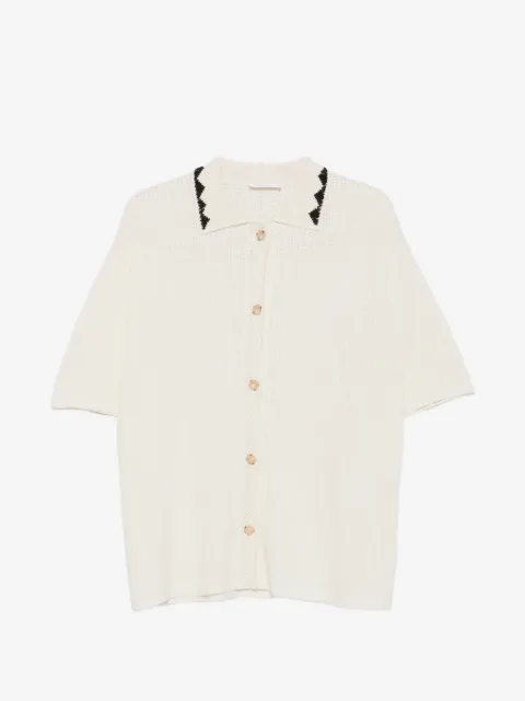 COMMAS triangle-embroidered shirt