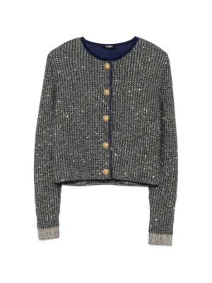 Balmain  ウールニット　カーディガン Balmain ニット カーディガン | ブラック | FARFETCH JP