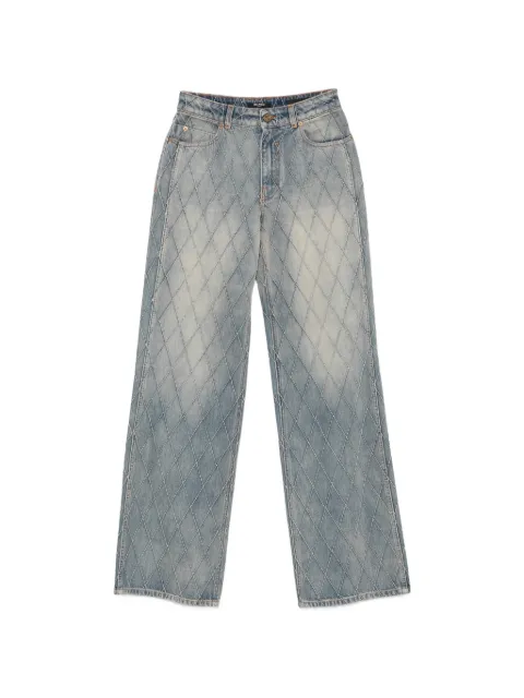 Balmain buttoned straight-leg jeans