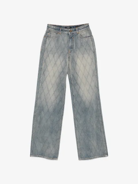 Balmain jeans capitonados