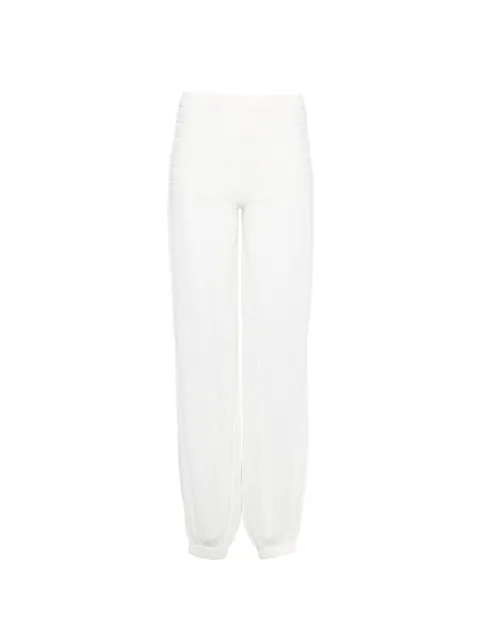 Retrofete pantalones Devyn de punto calado