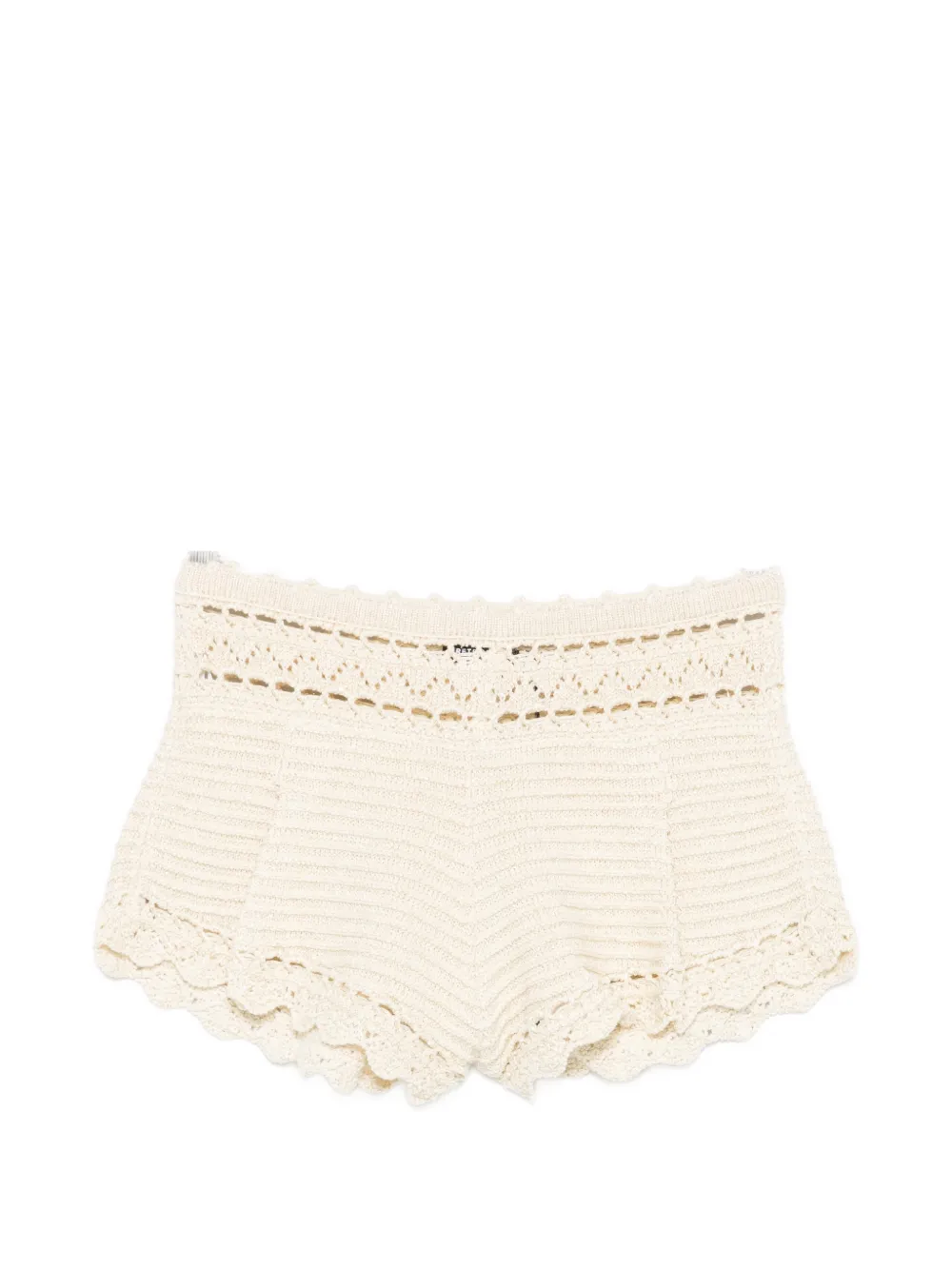 Retrofete Margo crochet shorts - Nude