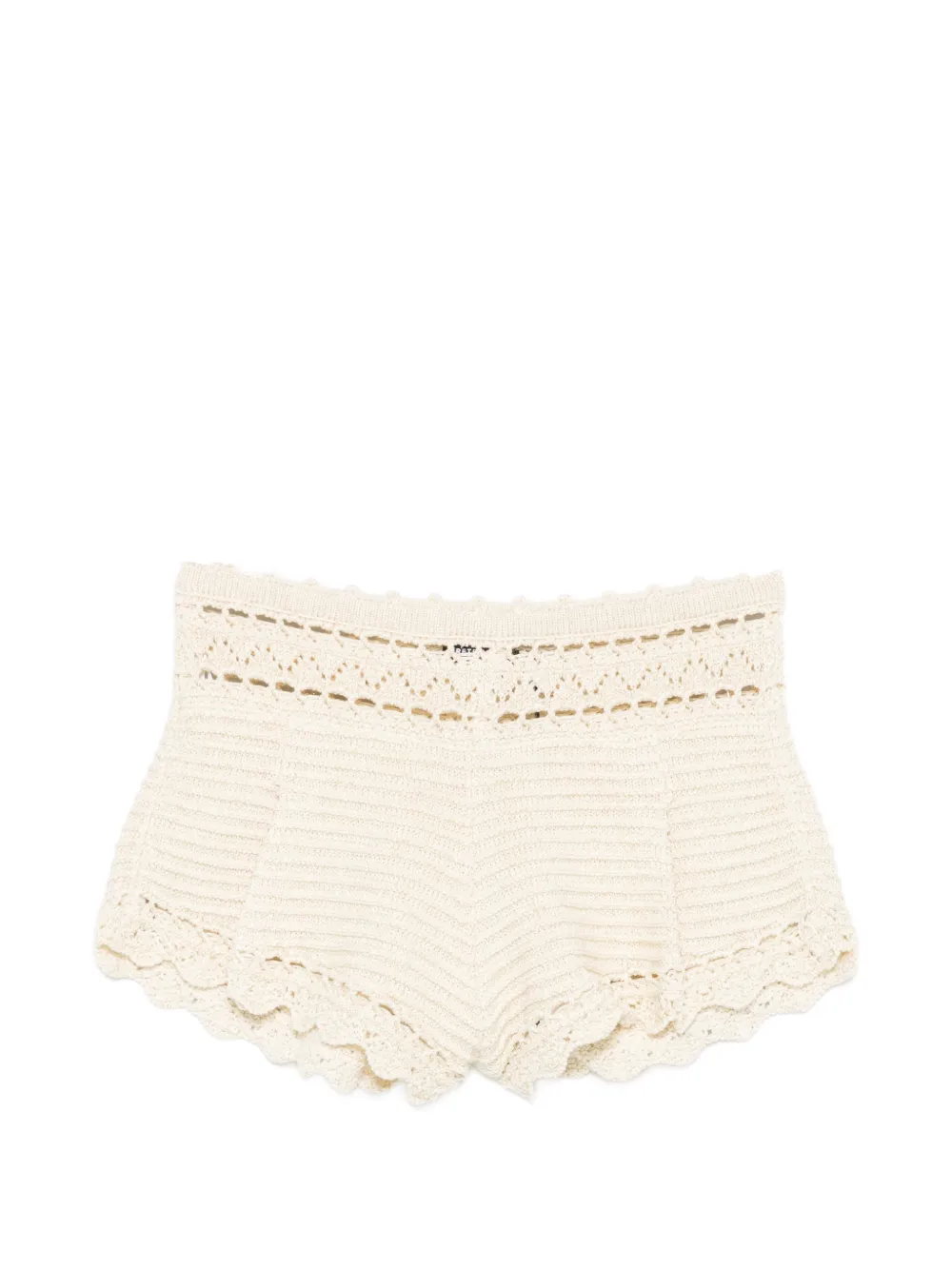 Retrofete Margo crochet shorts - Toni neutri