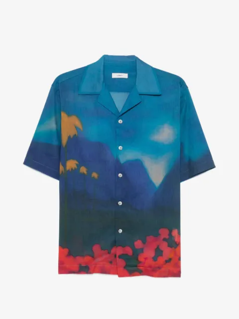 COMMAS Midnight Horizon camp-collar shirt