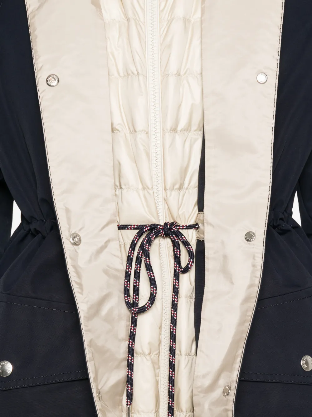 Moncler Parka met capuchon Beige