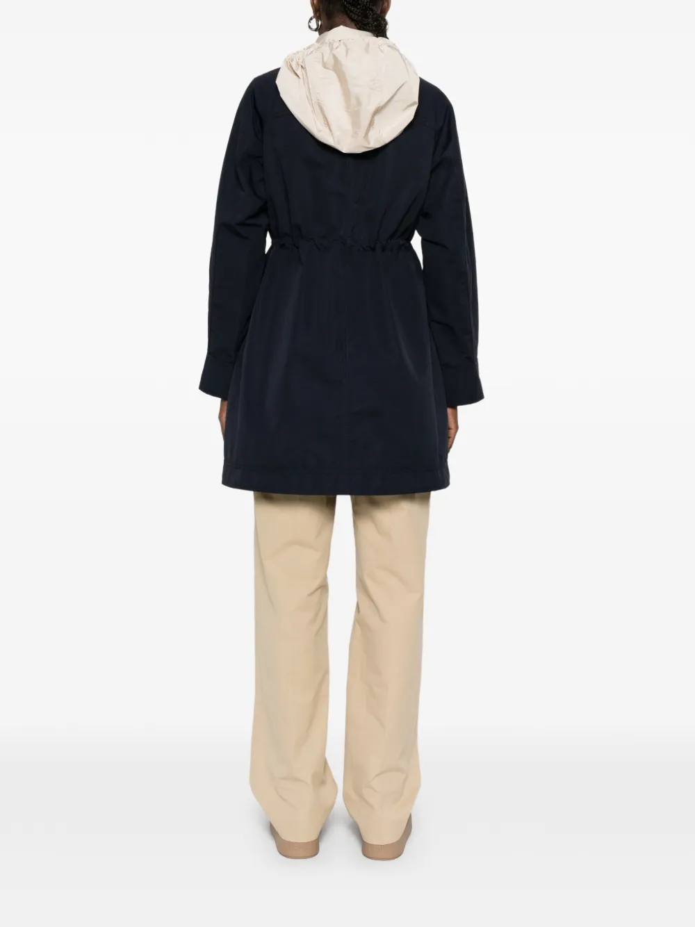 Moncler Parka met capuchon Beige