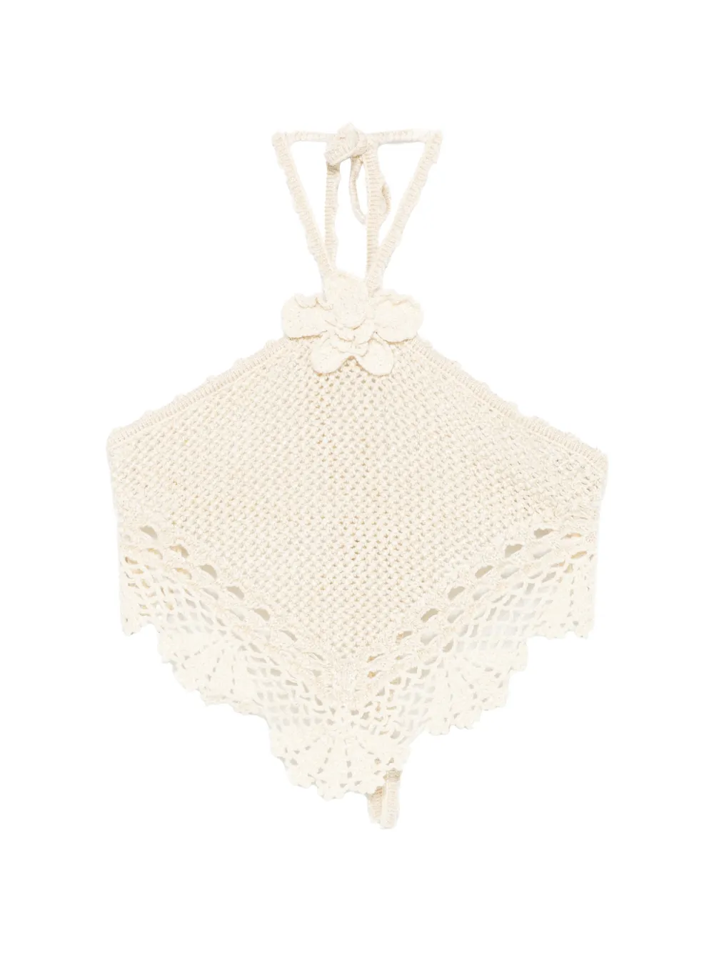 Retrofete Isaure crochet top - Toni neutri
