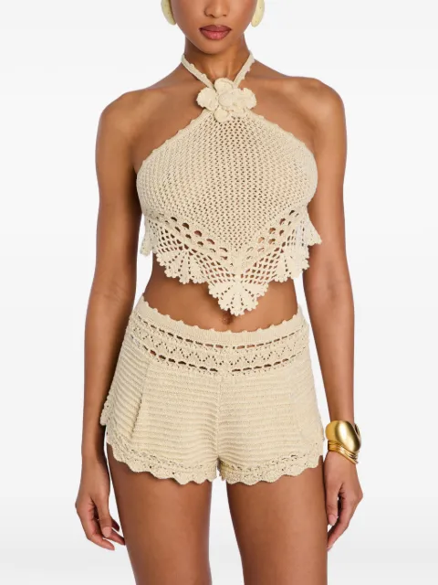 Retrofete Isaure crochet top
