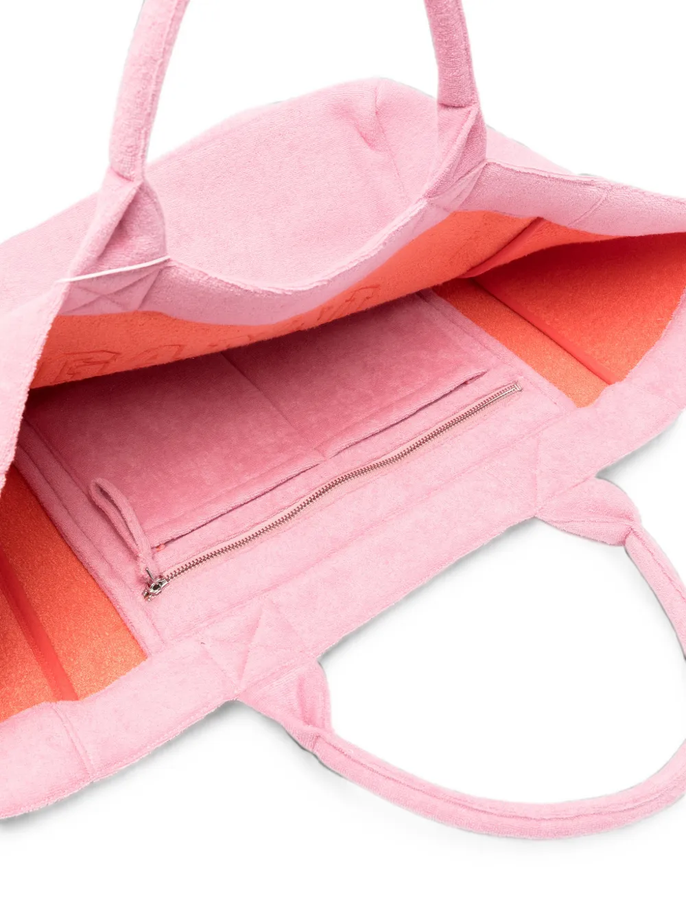 GANNI Shopper van badstof Roze