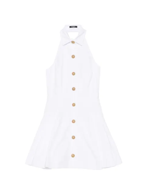 Balmain buttoned poplin dress