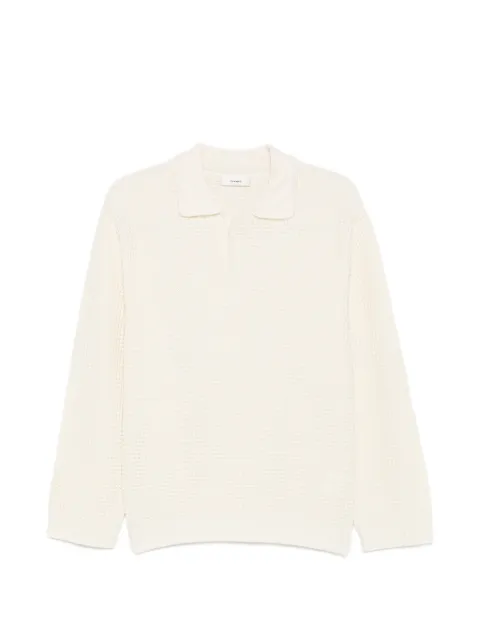 COMMAS waffle-knit buttoned sweater