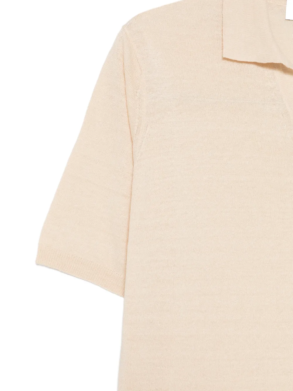 Lardini T-shirt met V-hals Beige