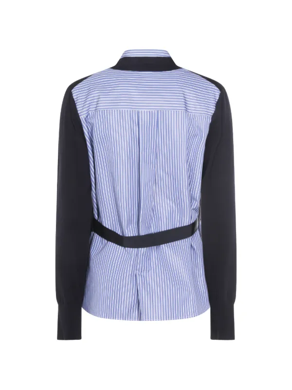 Sacai ストライプ カーディガン | ブルー | FARFETCH JP